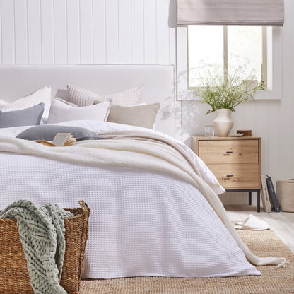 Oslo Ottoman Storage Bed - Ivory