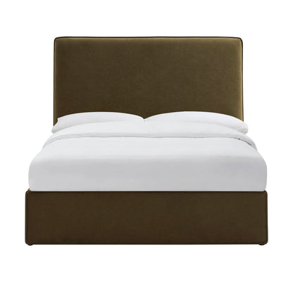 Oslo Ottoman Storage Bed - Olive