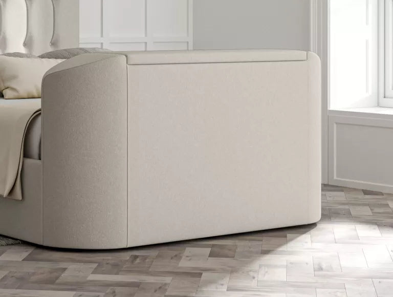 Dorchester Upholstered Arran Natural Ottoman TV Bed