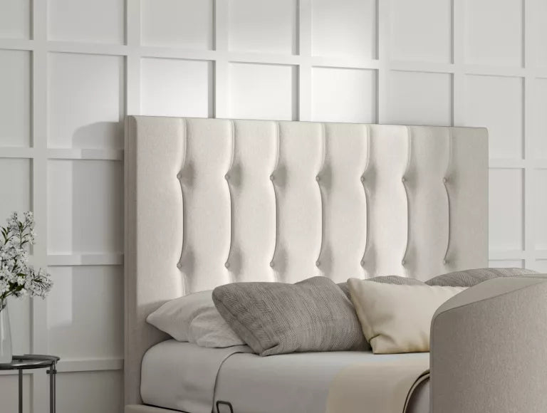 Dorchester Upholstered Arran Natural Ottoman TV Bed – view 2
