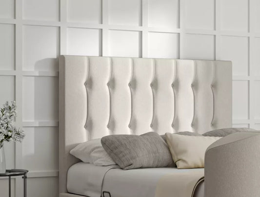 Dorchester Upholstered Arran Natural Ottoman TV Bed – view 2