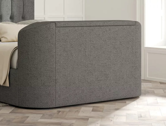 Dorchester Upholstered Arran Pebble Ottoman TV Bed
