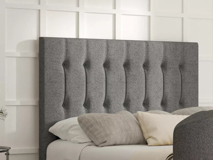 Dorchester Upholstered Arran Pebble Ottoman TV Bed – view 2