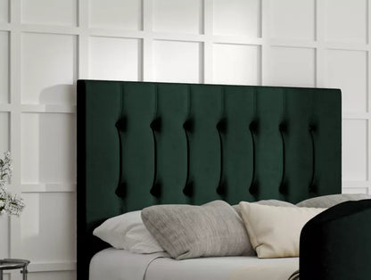 Dorchester Upholstered Hugo Bottle Green Ottoman TV Bed – view 3