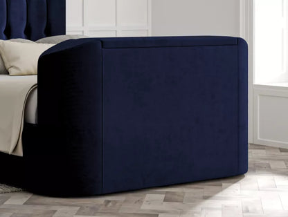 Dorchester Upholstered Hugo Royal Ottoman TV Bed - Bed Frame Only