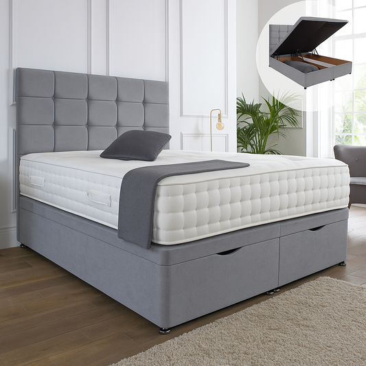 Kensington Ottoman End Lift Storage Divan Bed – view 2