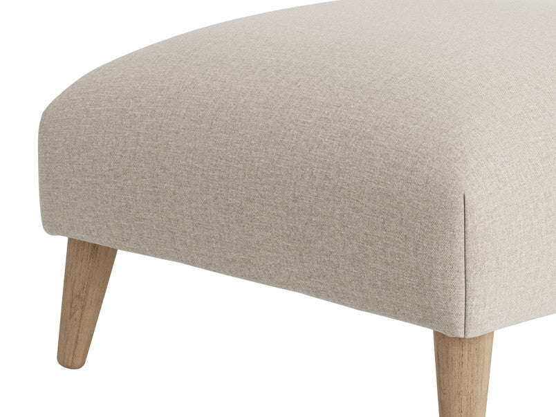 Sugarplum Footstool - Sugarplum Footstool with Wooden Legs