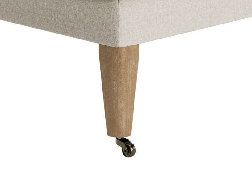 Ultimate Toastie Footstool with Wooden Legs & Tires for Easy Mobility