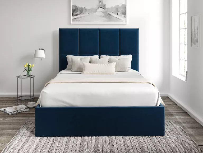 Turin Hugo Royal Upholstered Ottoman Bed Frame Only