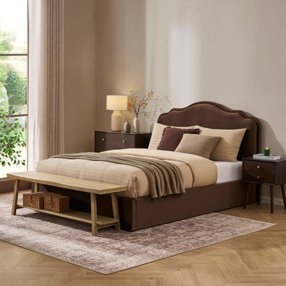 Wiltshire Ottoman Storage Bed - Cappuccino