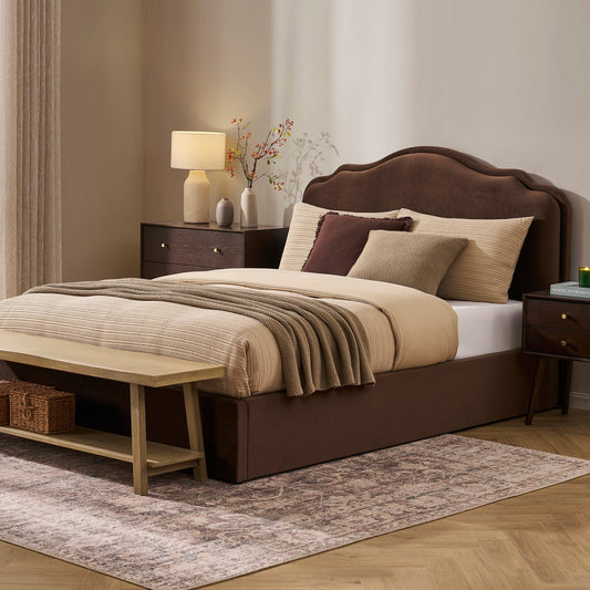 Wiltshire Ottoman Storage Bed - Cappuccino