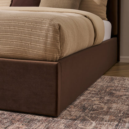 Wiltshire Ottoman Storage Bed - Cappuccino