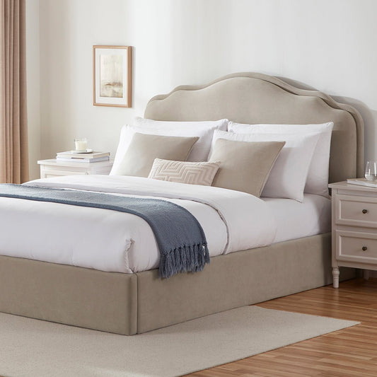 Wiltshire Ottoman Storage Bed - Stone