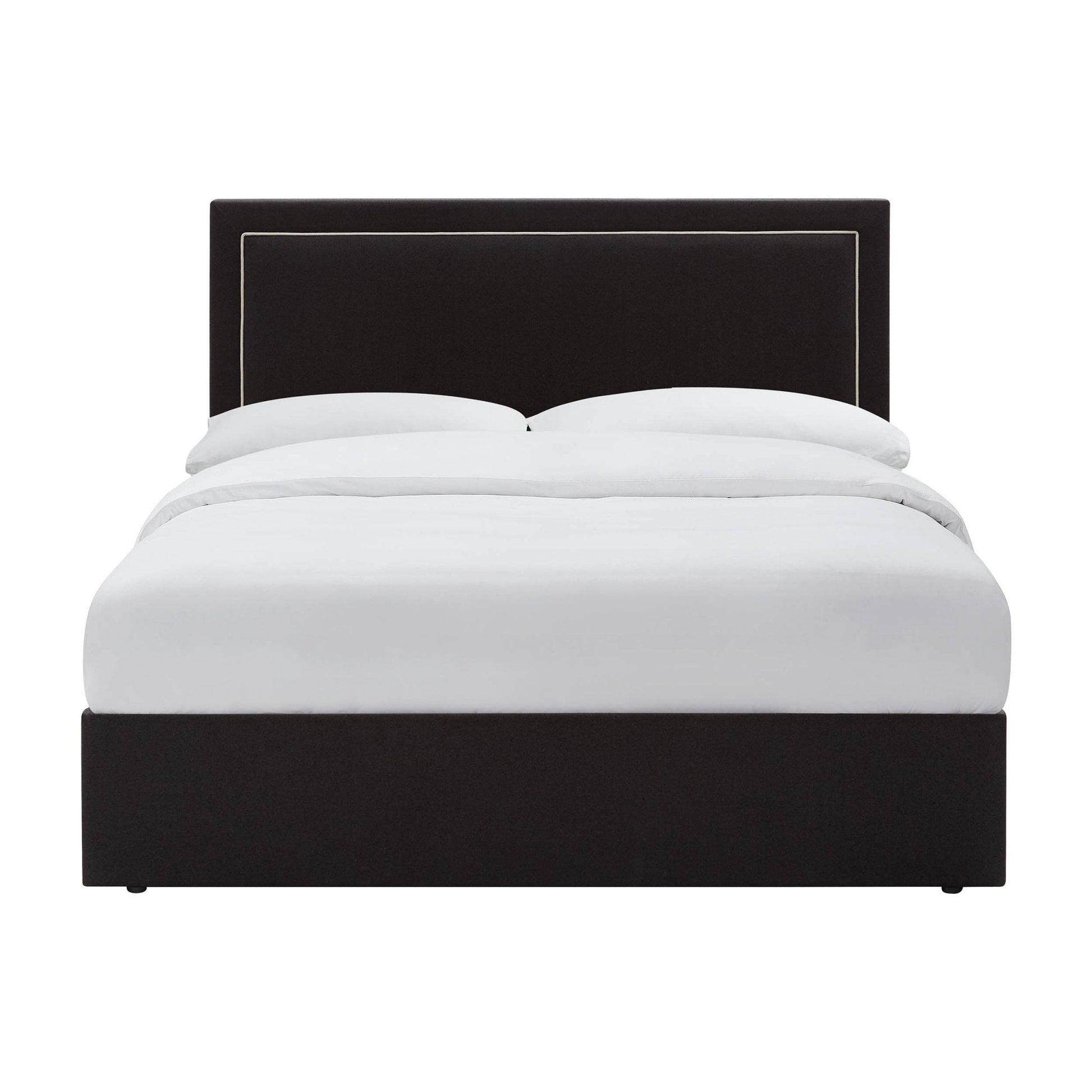 Windsor Ottoman Storage Bed - Black/Natural