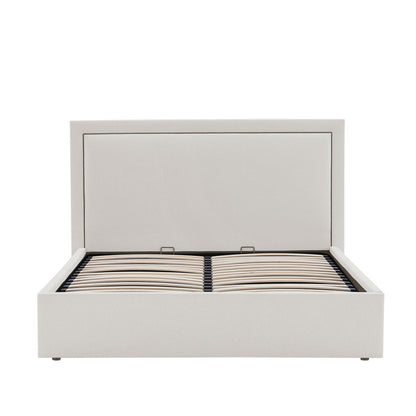 Windsor Ottoman Storage Bed - Natural/Black