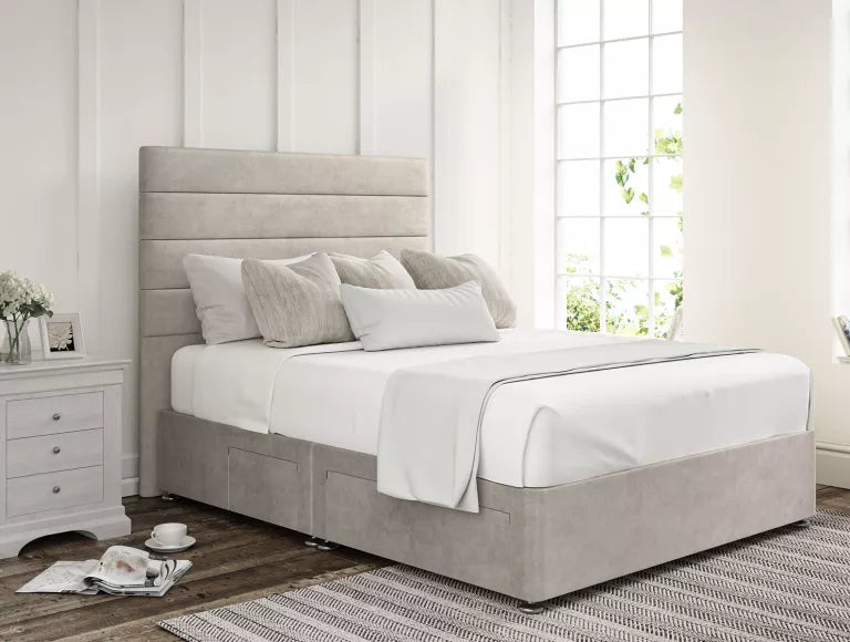 Zodiac Upholstered Headboard and Divan Base