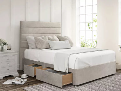 Zodiac Upholstered Headboard and Divan Base